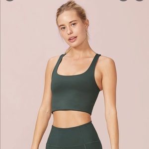 Girlfriend Collective Moss Paloma Racerback Bra